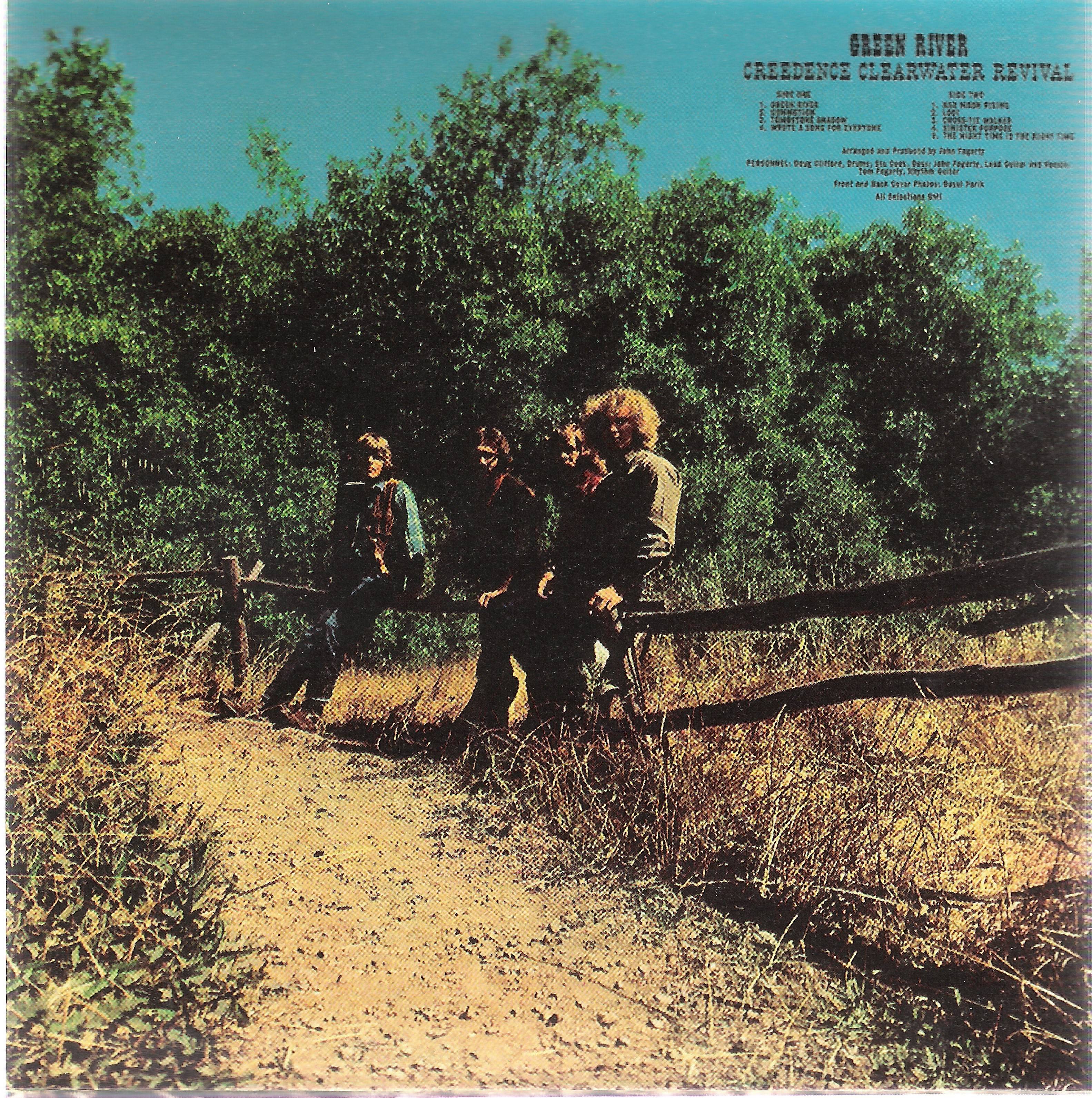 Creedence Clearwater Revival 40th Anniversary Box Green River : Back